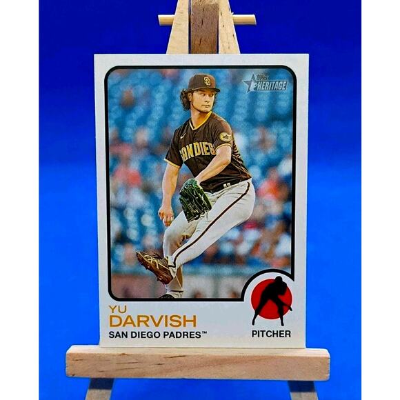 2022 Topps Heritage Yu Darvish #552 San Diego Padres Centered Mint - Picture 1 of 4